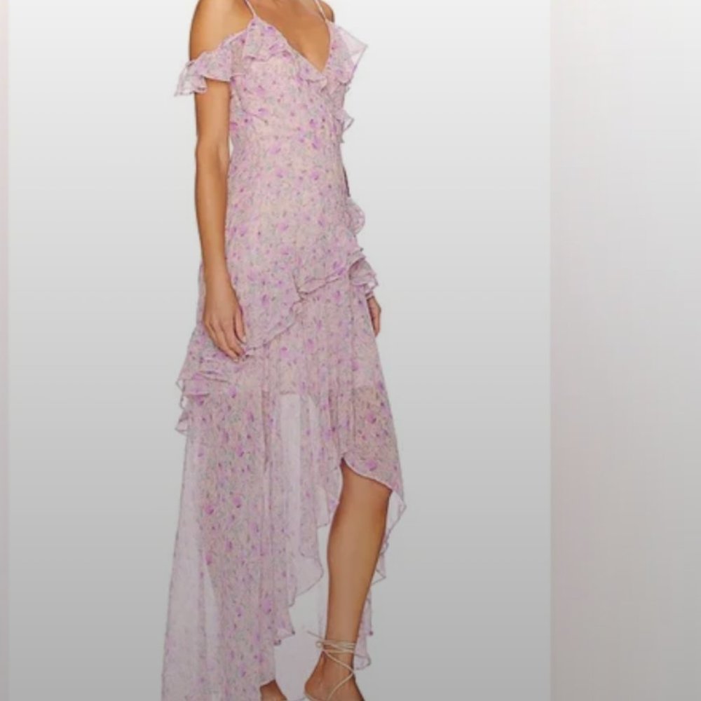 ASTR The Label Pemberley Womens Floral Long Maxi Dress